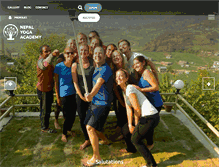 Tablet Screenshot of nepalyogaacademy.com